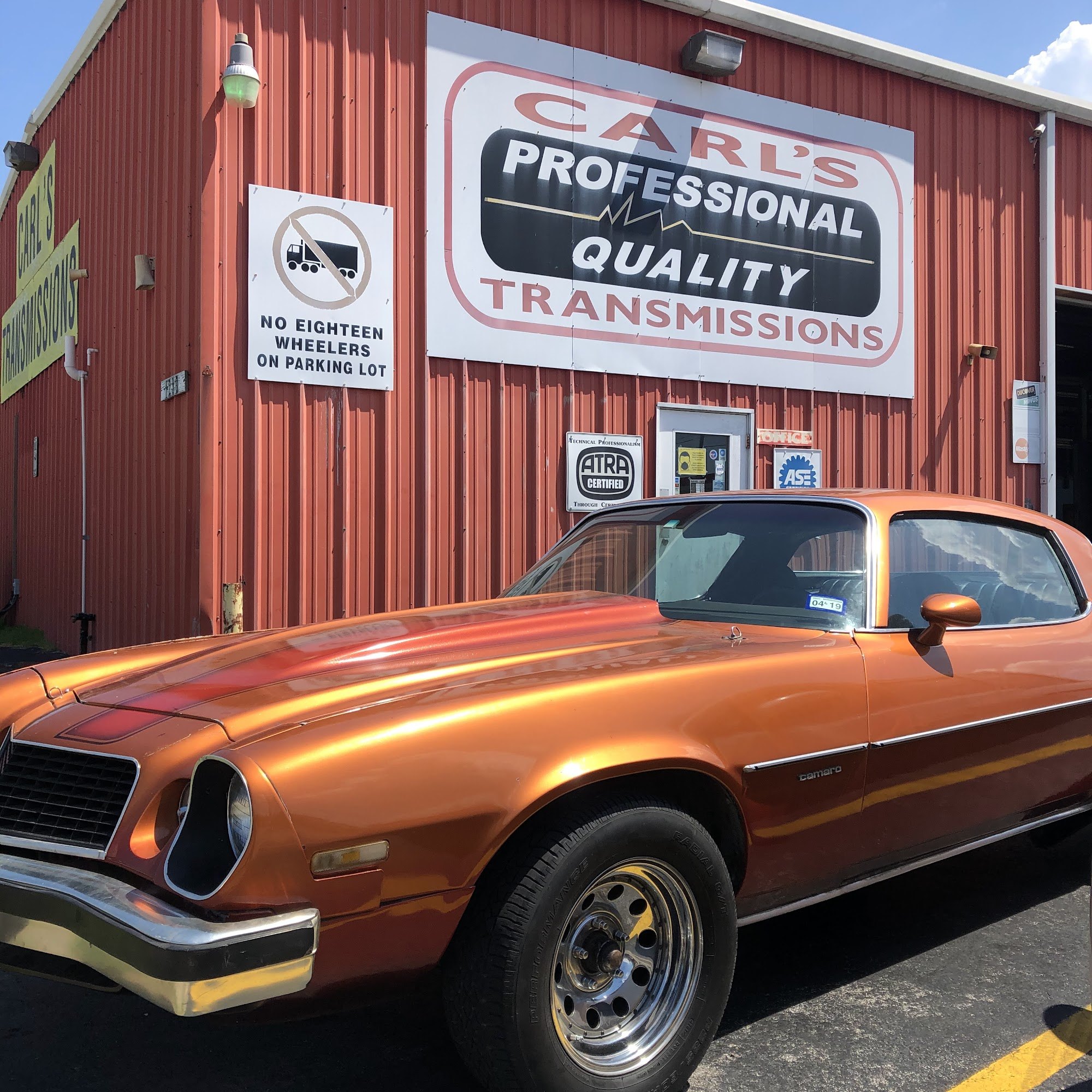 The Camaro on the lot